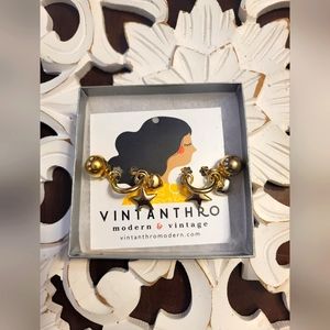 Vintage Interchangeable mini hoop earrings